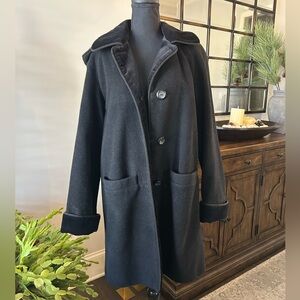 Bromley collection full length wool blend women’s coat